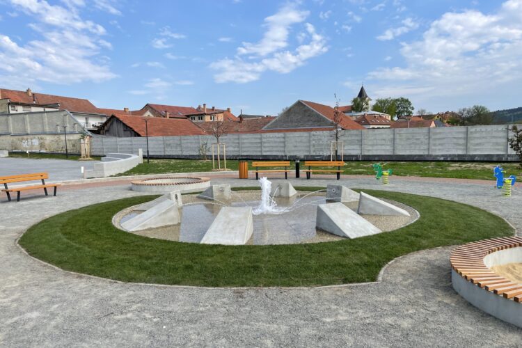 Vodní prvky v&nbsp;parku